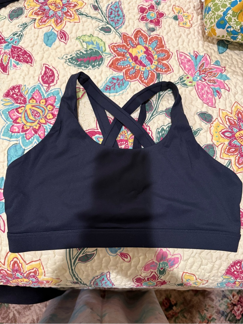 Women's Running Girl black Crossback Sports Bra